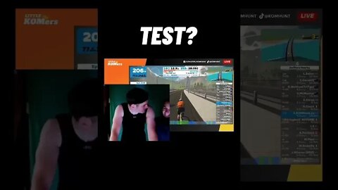 Will She Do A ZWIFT RAMP TEST? #shorts