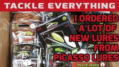 Picasso Lure Unboxing. These Are Some Detailed Bass Lures..