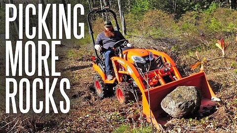 A Little Gardening, More Rock Digging With The Kubota, And We Hit A Snag