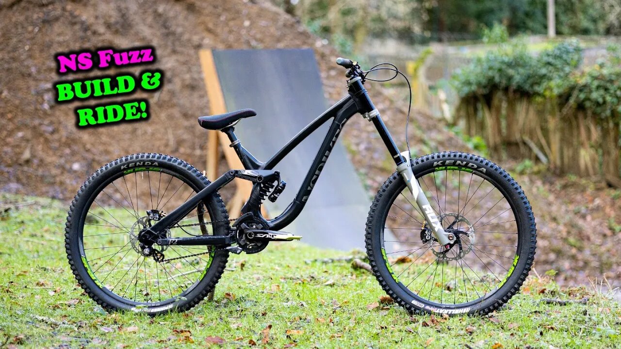 My NEW 2023 Downhill Bike! NS Fuzz Build and First Ride