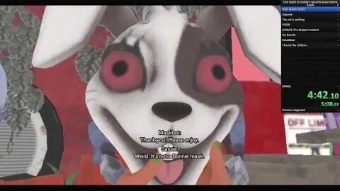 I actually did a speedrun (Load Remover)