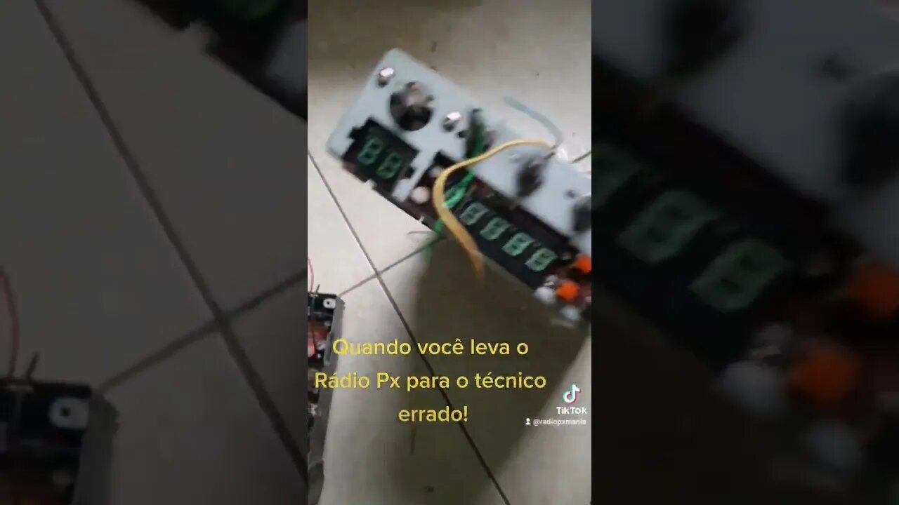Quando você leva o Rádio Px para o técnico errado!