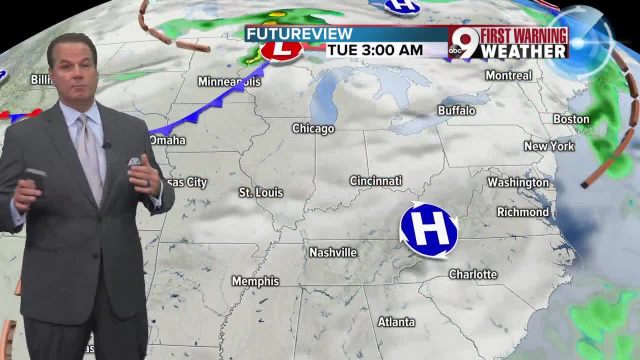 Your Friday evening forecast