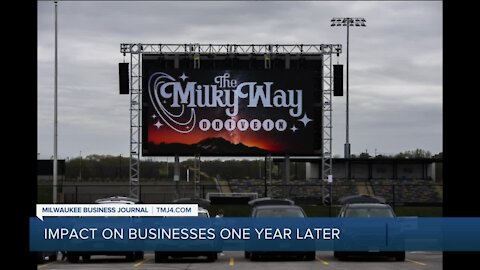 Impact on businesses one year later