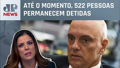 Moraes concede liberdade provisória a 80 presos por ataques aos Três Poderes; Elaine Keller comenta