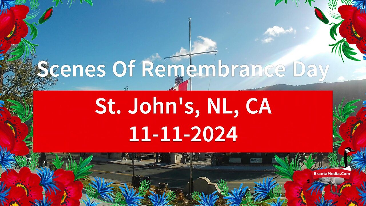 Scenes Of Remembrance Day-St. John's, NL, Ca-11-11-2024