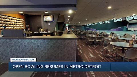 Open bowling resumes in metro Detroit