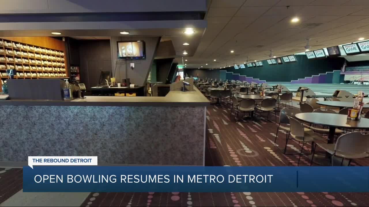 Open bowling resumes in metro Detroit