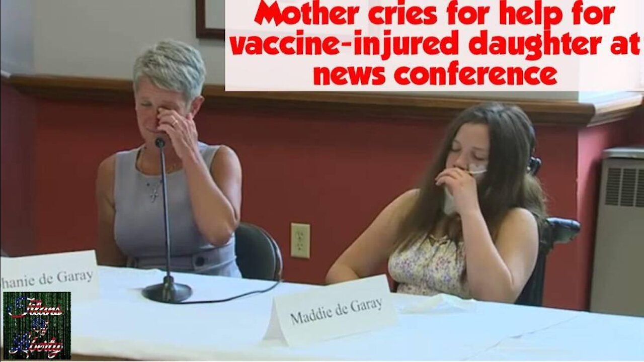 Mother Cries For Help For Vaccine-Injured Daughter At News Conference