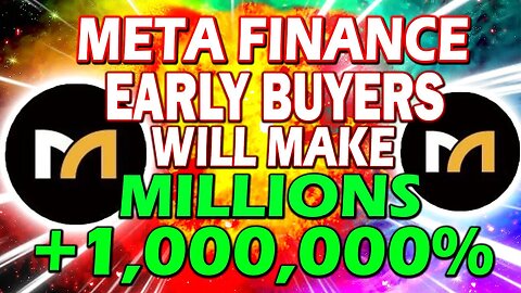 META FINANCE CRYPTO!! A ONE STOP DEFI METAVERSE HUB!!