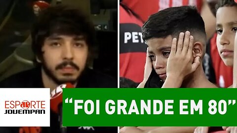 "O Flamengo, esportivamente, foi grande em 80", dispara repórter