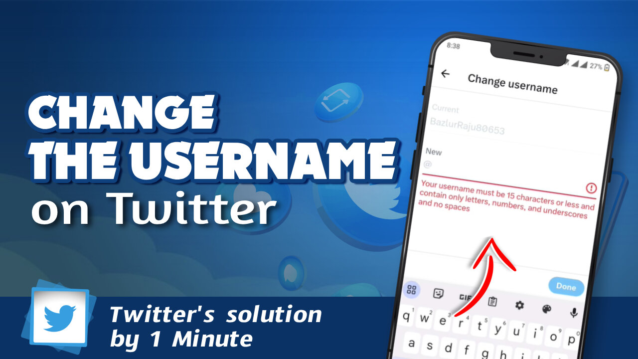 How to change username on Twitter