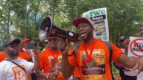 The #Juneteenth Father’s Day march hosted by @ManUp_Inc @GUNSdownLIFEup @Mysonne 6/18/2022