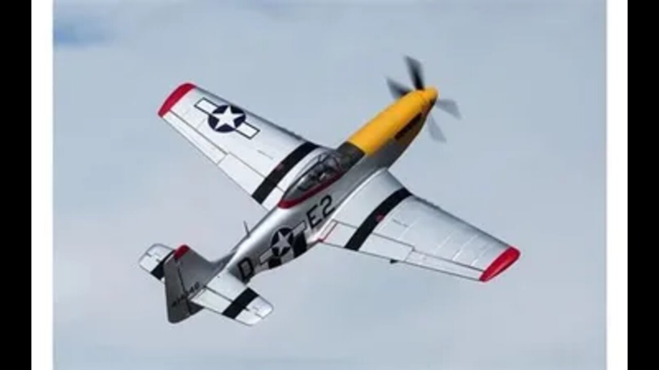 P-51 Mustang 1100mm PNP V2 Detroit Miss Flight