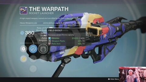 Destiny 1 D1 Weekly Faction Weapon Rolls September 27, 2022 09/27/2022