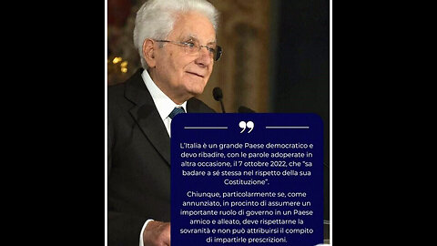 #DONALD J. TRUMP: “LA FOLLIA DI GENERE CHE VIENE IMPOSTA AI NOSTRI FIGLI È 🛑UN ATTO DI ABUSO SUI MINORI E DEVE FINIRE!!”😇💖🙏 = E SERGIO MATTARELLA, DA SEMPRE MUTO CON GLI USA DI JOE BIDEN, ORA CELEBRA LA SOVRANITÀ... =