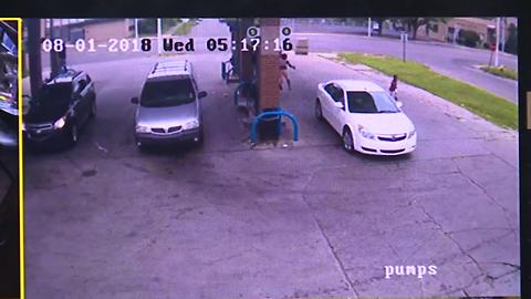 7-year-old jumps out of car before thief speeds off from Detroit gas station