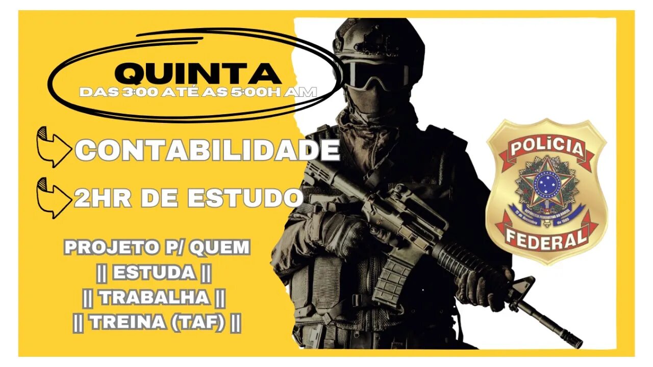 #60 Estude Comigo | Polícia Federal Agente/Escrivão || 👉 Motivação p/ o Combate