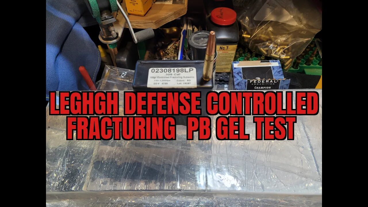 Lehigh Defense 198 gr Gel Test Pt 2