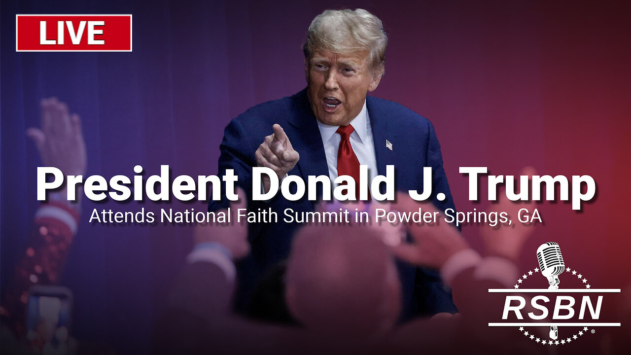 LIVE REPLAY: President Trump Attends National Faith Summit in Powder Springs, GA - 10/28/24