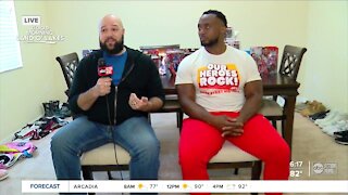 WWE champ, local artist team up for show honoring Black heroes