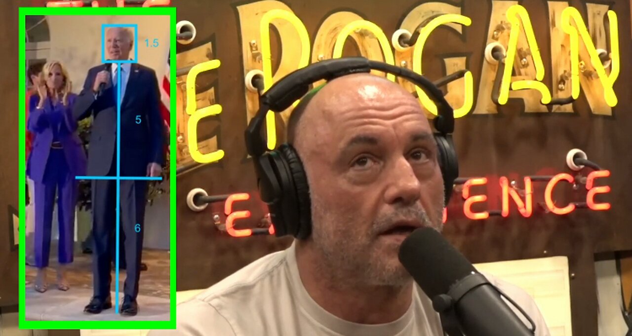 Joe Rogan Raises SERIOUS Questions About Joe Biden’s Height