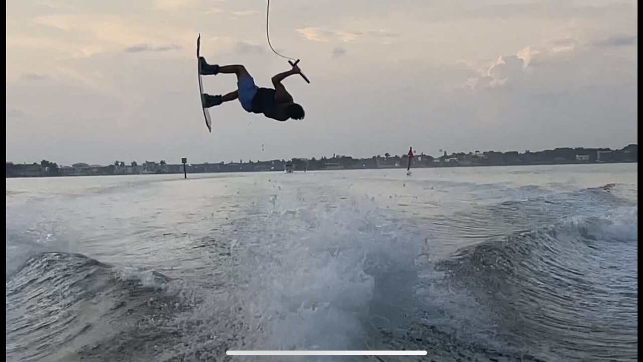 Wakeboard flips Siesta key, Fl