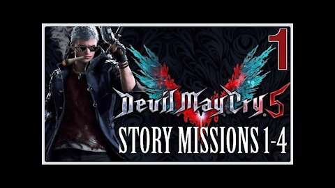 DEVIL MAY CRY 5 | Story Mode Pt.1: Nero! Epic Boss Battles! Goliath and Artemis! (PS4 Pro HD)