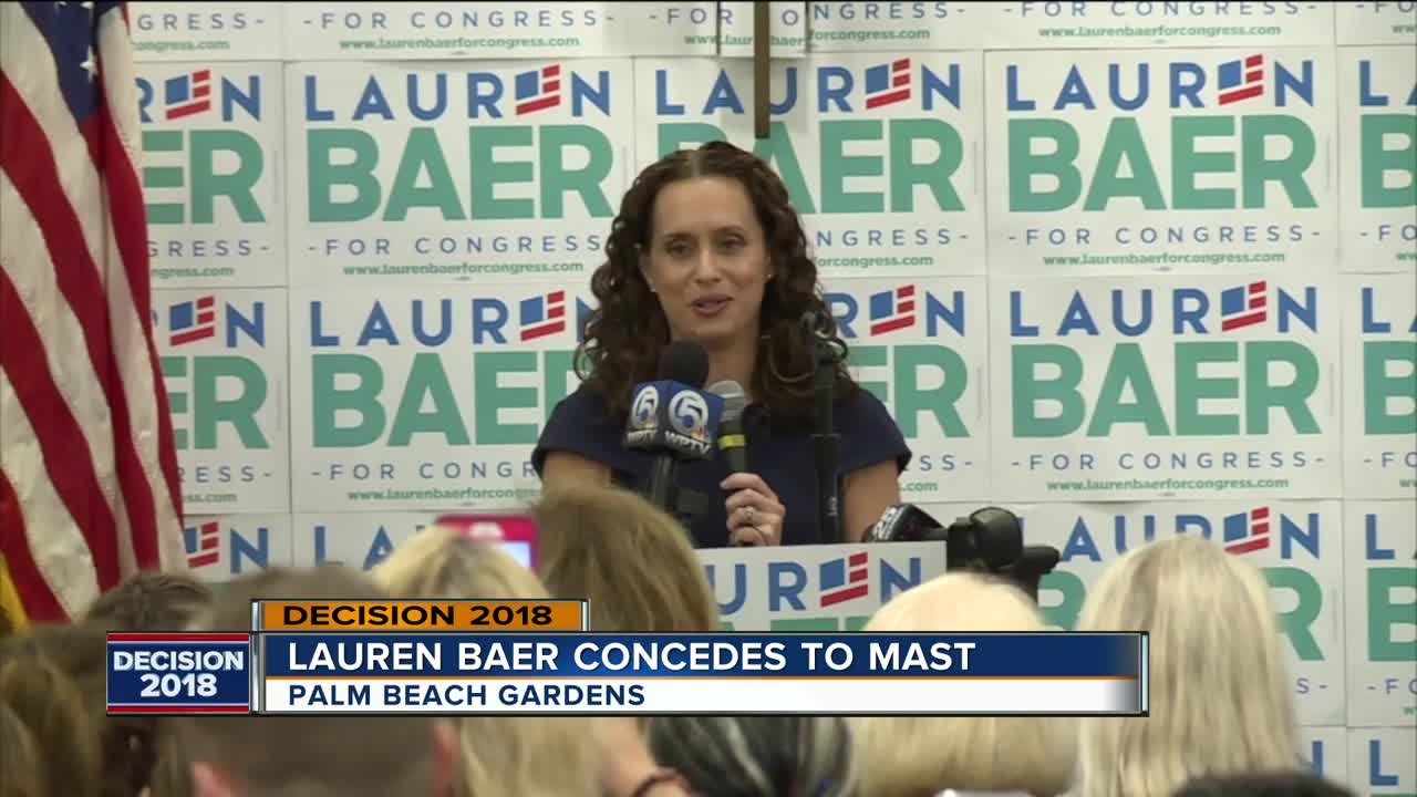 Lauren Baer concedes to Brian Mast