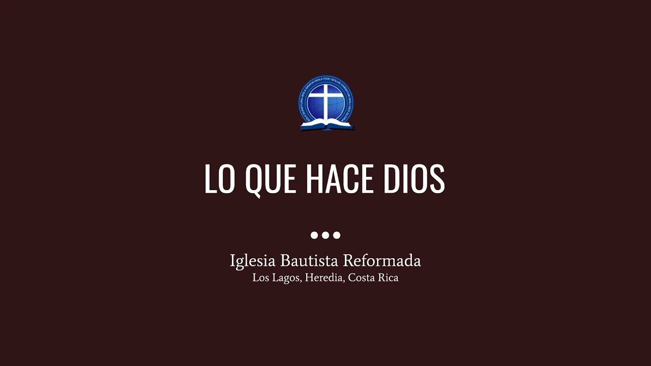 Lo que hace Dios