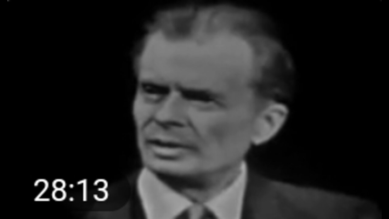 Aldous Huxley Interviewed by Mike Wallace (1958)