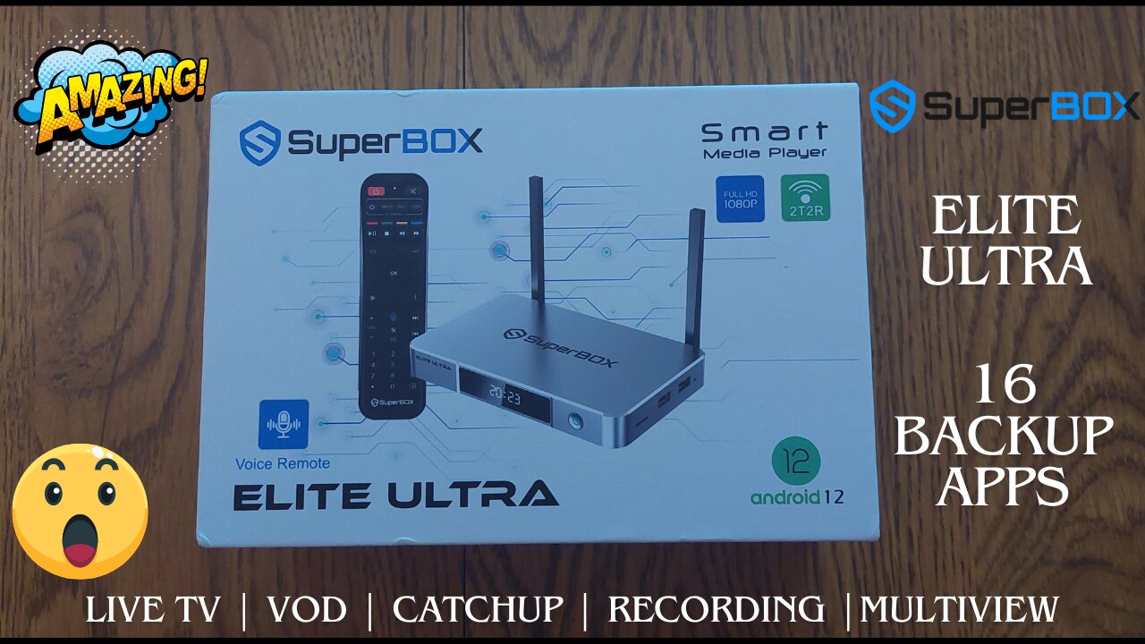 New SuperBox ELITE ULTRA 6K Fully Loaded Android Cable Box