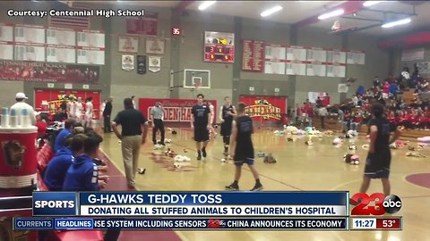 Centennial hosts first-ever Teddy Bear Toss
