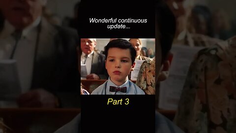 The young Sheldon