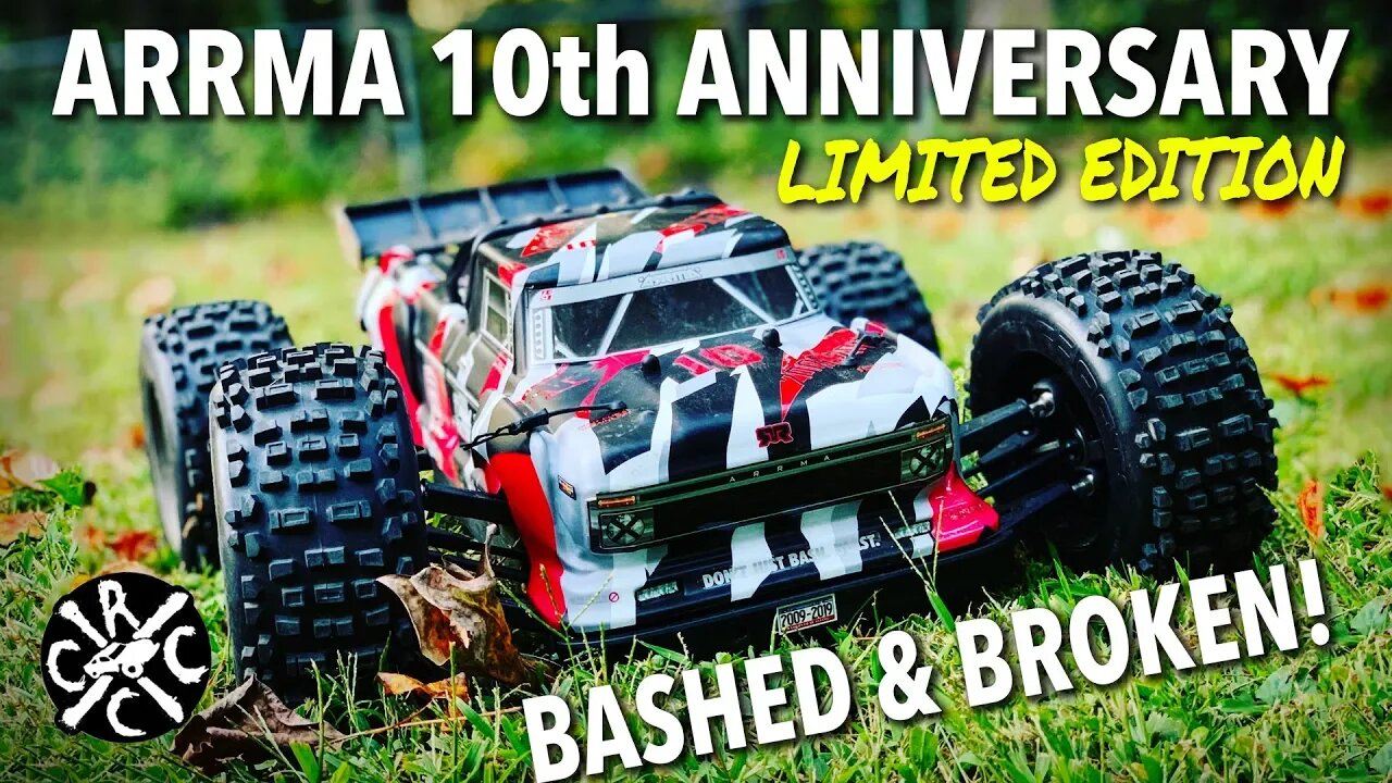 BASHED & BROKEN! ARRMA 10th Anniversary Limited Edition Bash