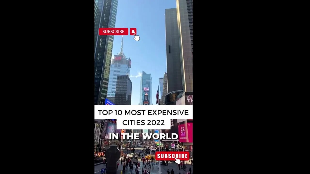 Top 10 Most Expensive Cities in the world 2022 #expensive #city #shorts #zurich #shanghai #world