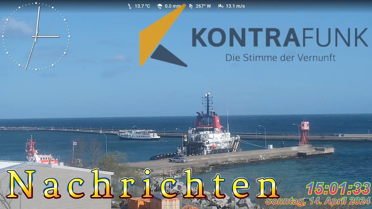 Kontrafunk Nachrichten Radio 14.April 2024 - 15:00 Uhr #news, #habeck, #baerbock, #denkeselbst