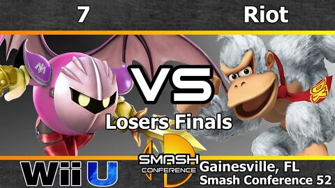 7 (Meta Knight) vs. Riot (Donkey Kong) - Losers Finals - SC52