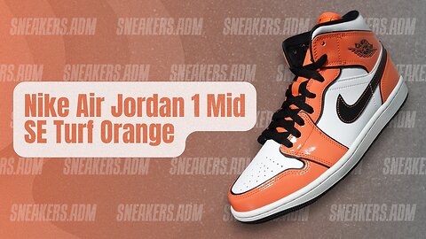 Nike Air Jordan 1 Mid SE Turf Orange - DD6834-802 - @SneakersADM