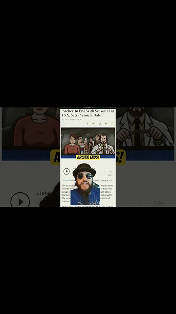 Archer TV Show To Debut FINAL Season This Fall! #archer #shorts #tv