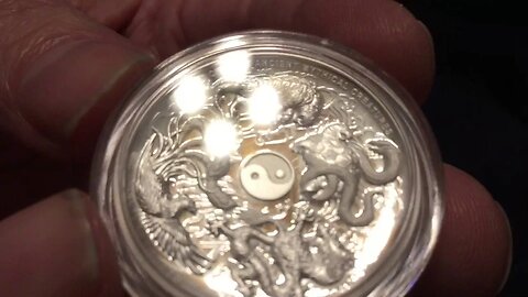 2016 1 Oz Silver Proof High Relief Coin: Chinese Ancient Mythical Creatures