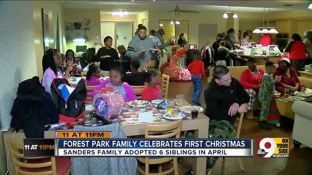 Forest Park family celebrates first Christmas