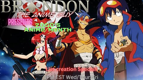 Anime Guy After Dark | 2000s List Creation With special gusts. #anime #list #2000s 04-06