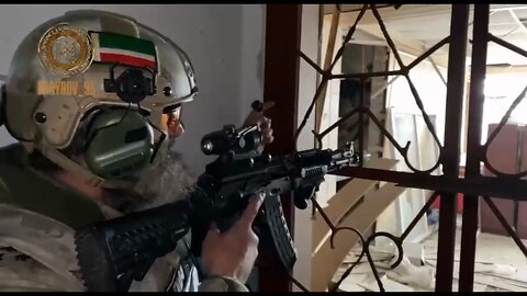 Chechen forces cleaning up the Azovstal industrial area