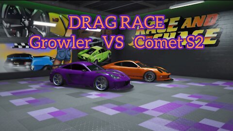 Drag Race! Growler V Comet S2 GTAOnline GTAV, Los Santos Tuners Update