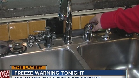 First Freeze Warning Tonight