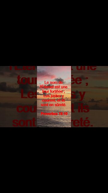 Verset Du Jour | Lecture Inspirante Pour Commencer La Journée. | 96