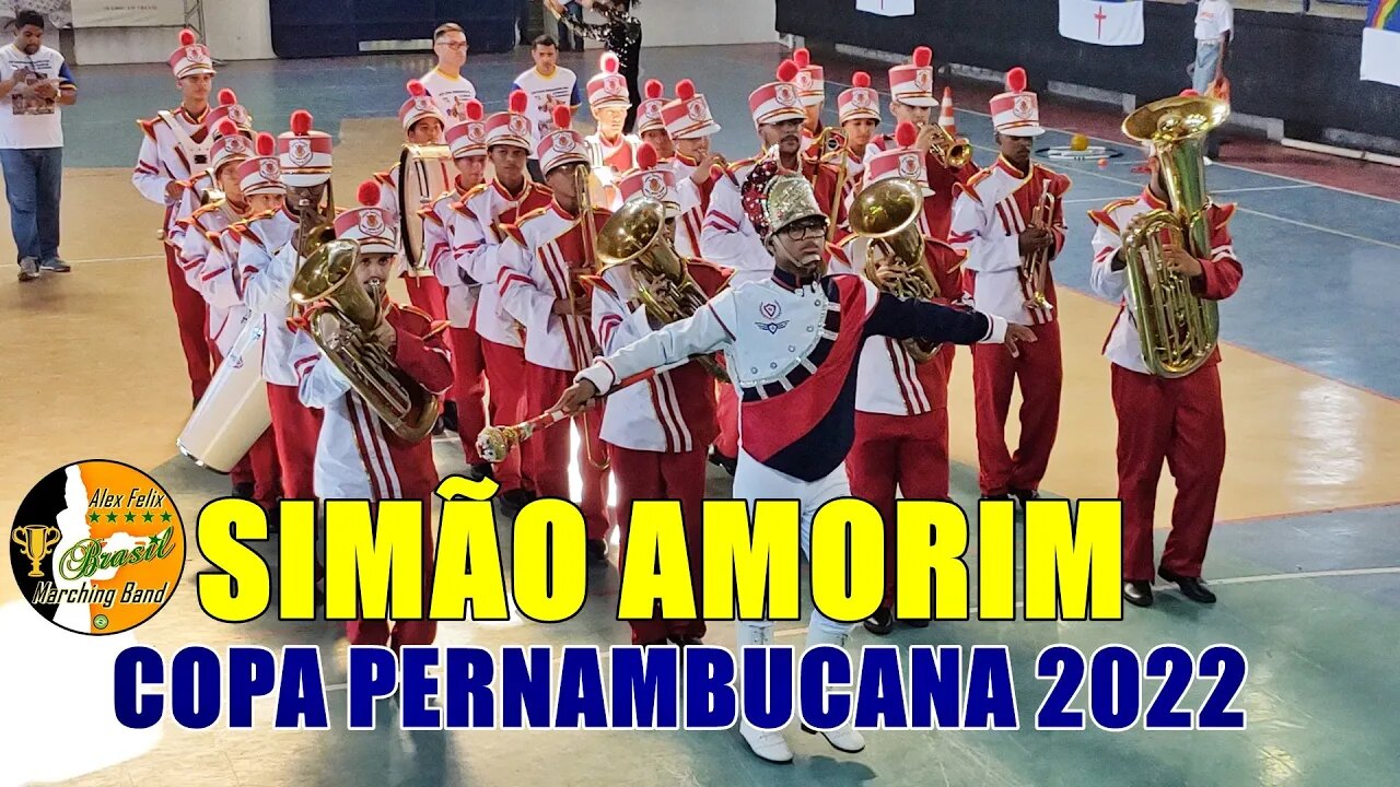 BANDA MARCIAL SIMÃO AMORIM DURANDO 2022 NA ETAPA FINAL 2022 DA COPA PERNAMBUCANA DE BANDAS 2022