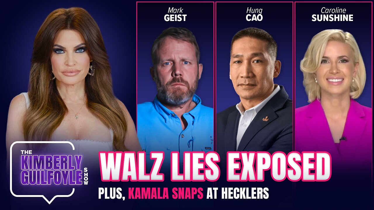 Walz Stolen Valor Scandal, Plus Kamala Heckled, Live with Hung Cao, Caroline Sunshine, and Mark Geist | Ep. 148