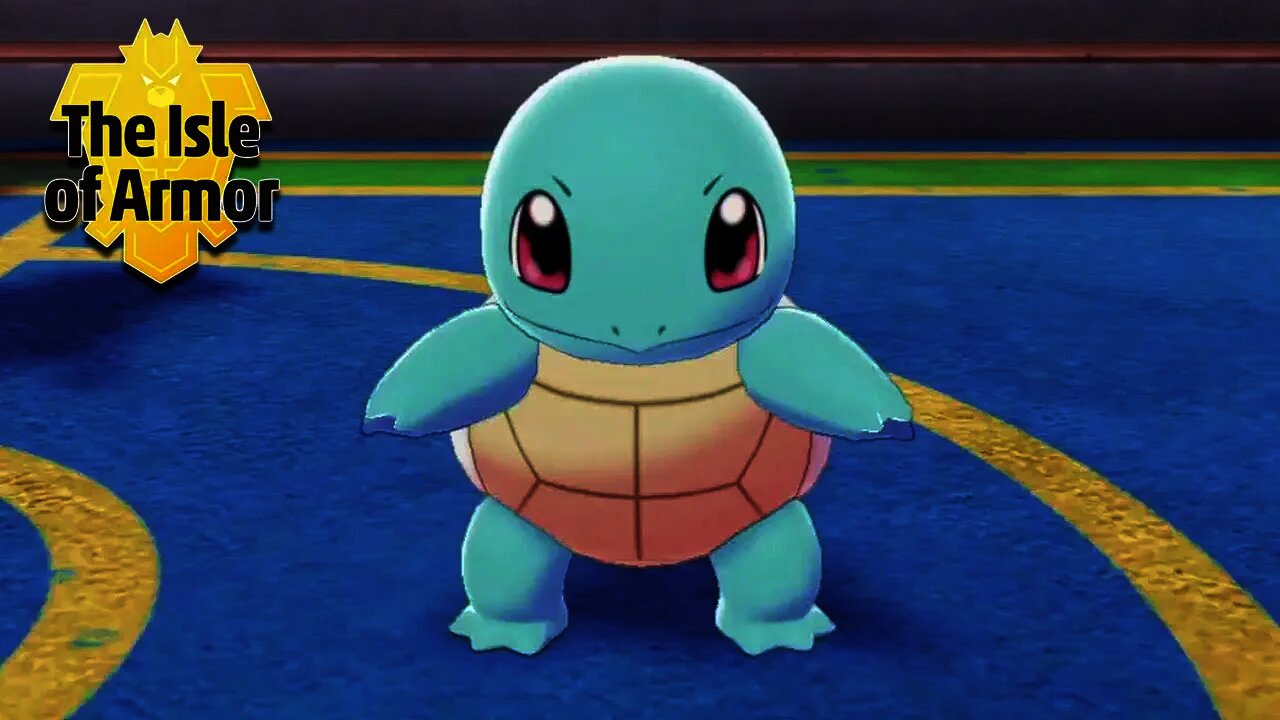 Getting Squirtle in Pokemon Sword & Shield Isle of Armor